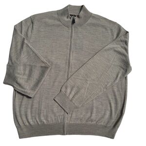 Jos A Bank Merino Wool Quarter Zip Sweater XXL